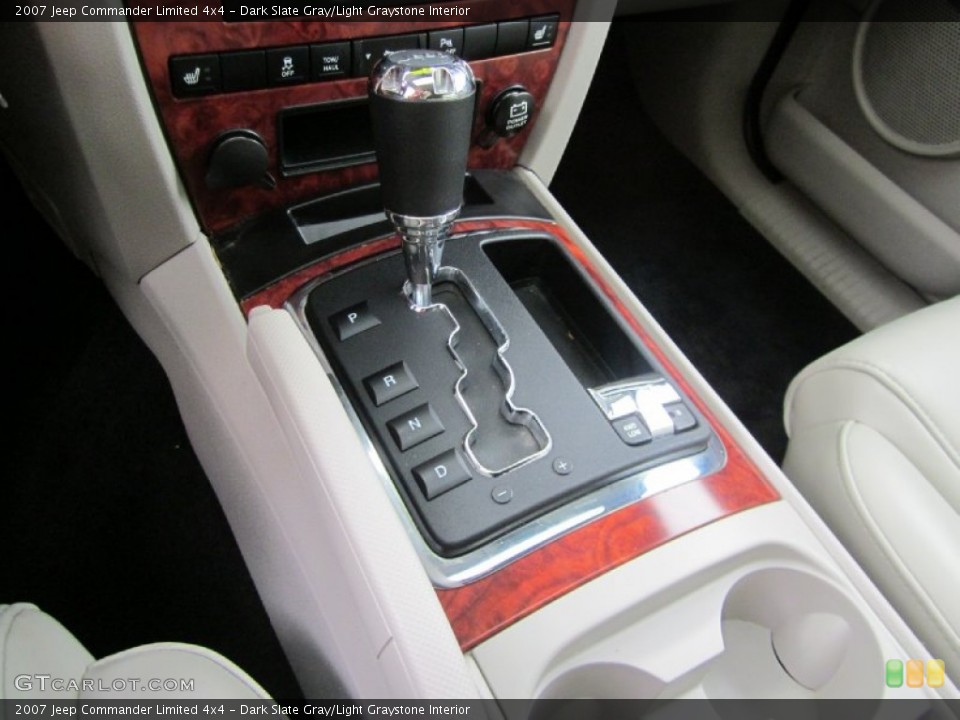 Dark Slate Gray/Light Graystone Interior Transmission for the 2007 Jeep Commander Limited 4x4 #60548047