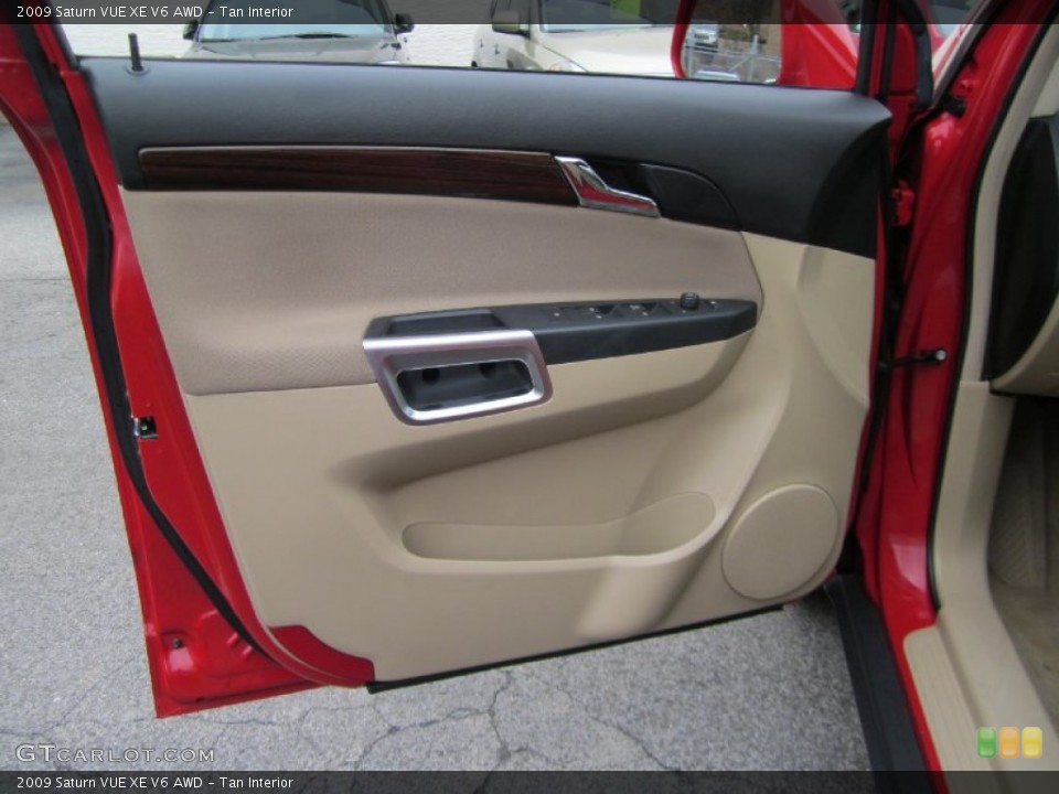 Tan Interior Door Panel for the 2009 Saturn VUE XE V6 AWD #60548441