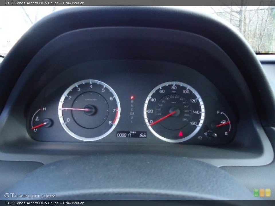Gray Interior Gauges for the 2012 Honda Accord LX-S Coupe #60548571