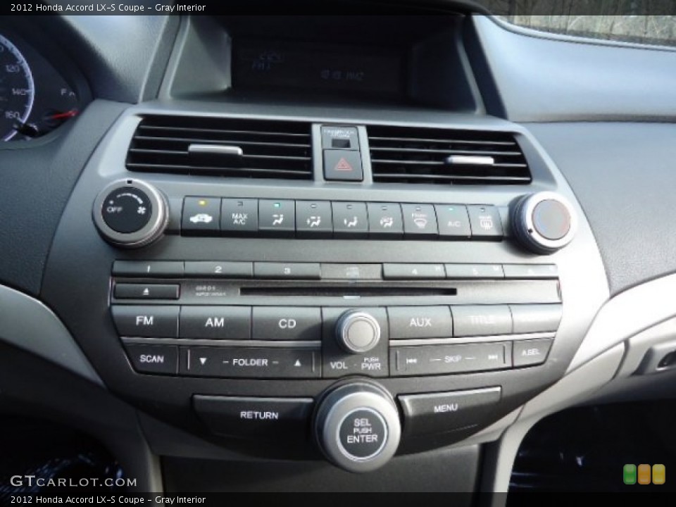 Gray Interior Controls for the 2012 Honda Accord LX-S Coupe #60548607