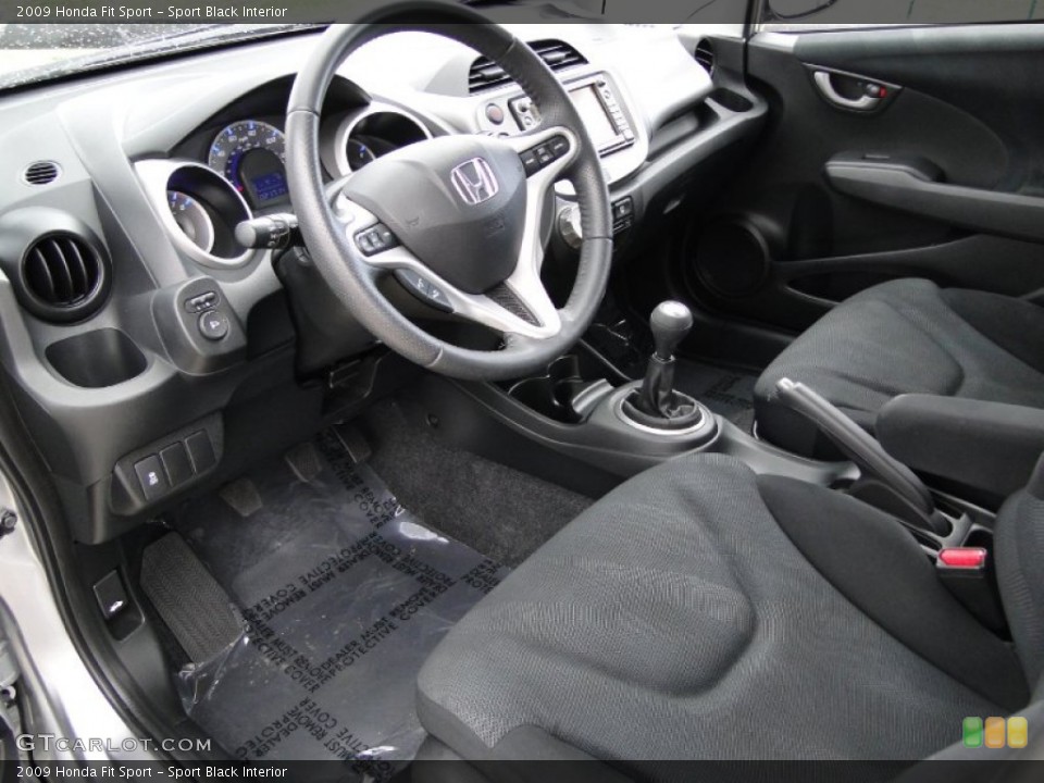 Sport Black Interior Photo for the 2009 Honda Fit Sport #60549159