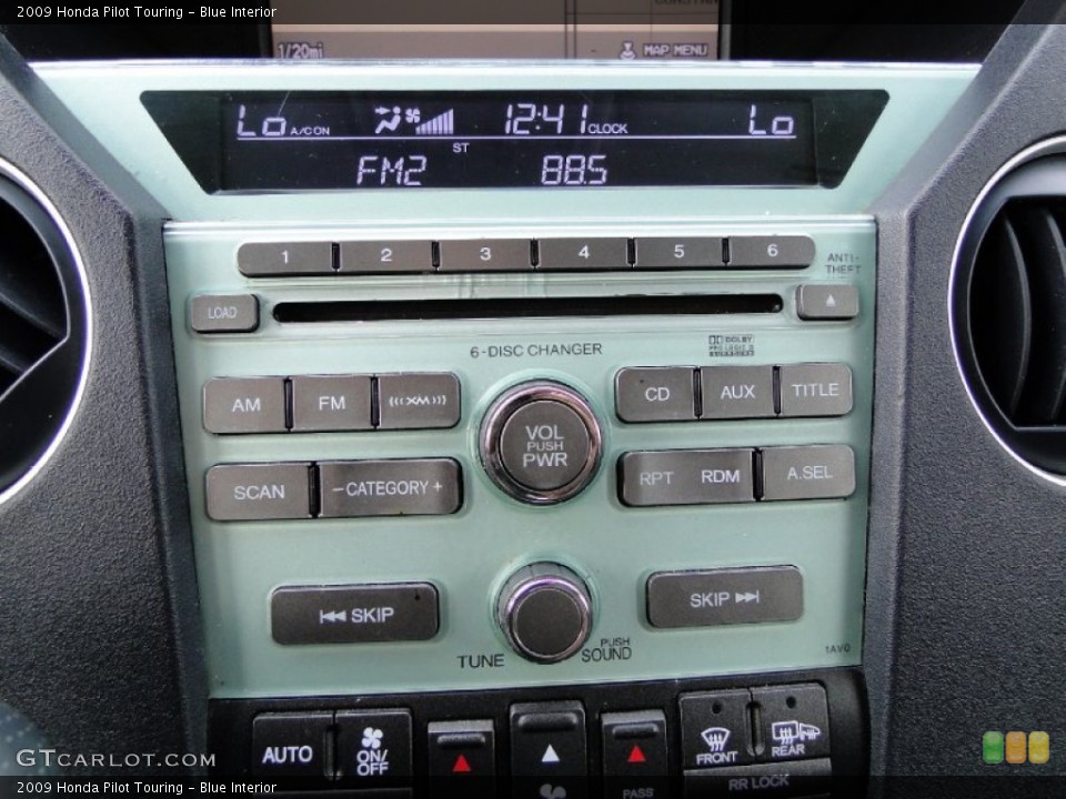Blue Interior Controls for the 2009 Honda Pilot Touring #60549796