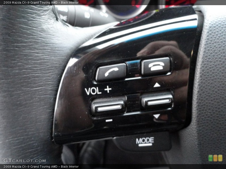 Black Interior Controls for the 2009 Mazda CX-9 Grand Touring AWD #60551910