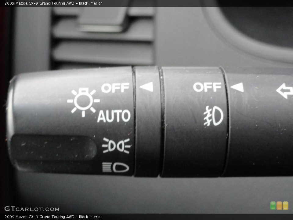 Black Interior Controls for the 2009 Mazda CX-9 Grand Touring AWD #60552003