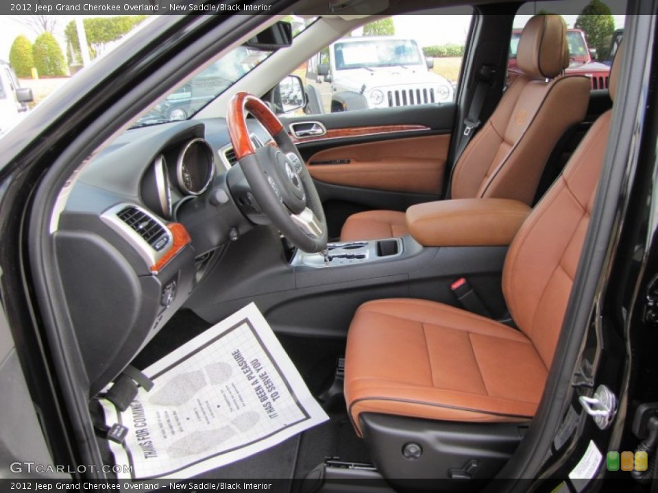 New Saddle/Black Interior Photo for the 2012 Jeep Grand Cherokee Overland #60552705