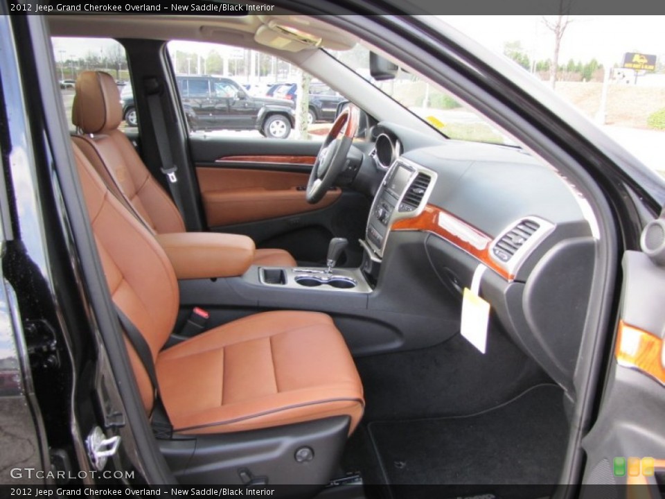 New Saddle/Black Interior Photo for the 2012 Jeep Grand Cherokee Overland #60552729