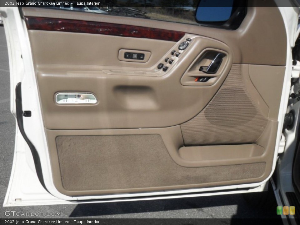 Taupe Interior Door Panel for the 2002 Jeep Grand Cherokee Limited #60552732