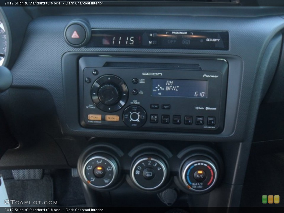 Dark Charcoal Interior Controls for the 2012 Scion tC  #60552894