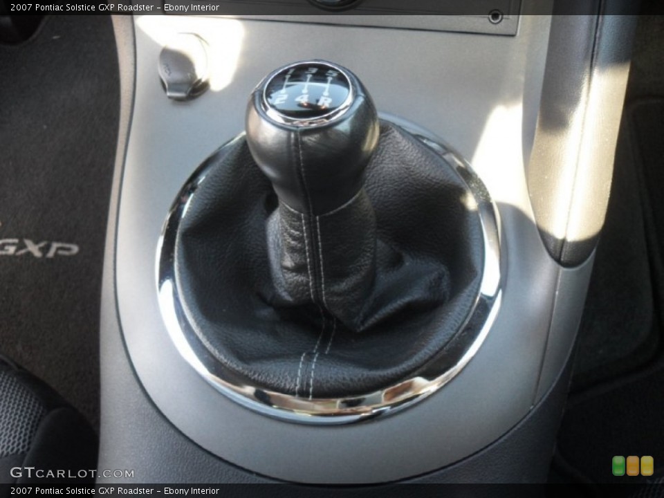 Ebony Interior Transmission for the 2007 Pontiac Solstice GXP Roadster #60553320