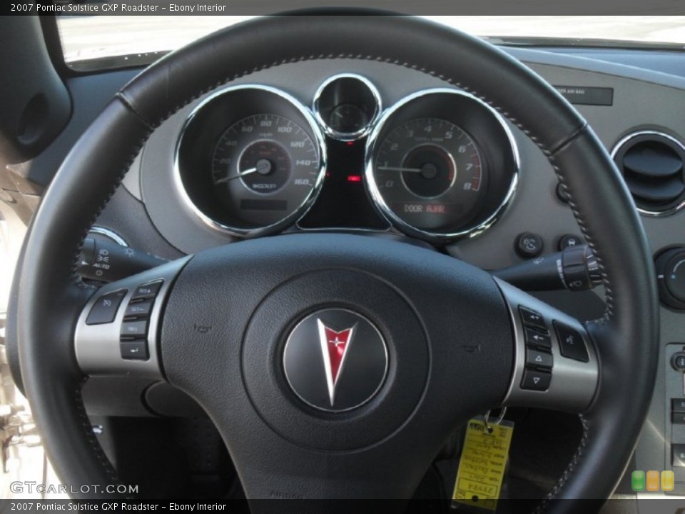 Ebony Interior Steering Wheel for the 2007 Pontiac Solstice GXP Roadster #60553332