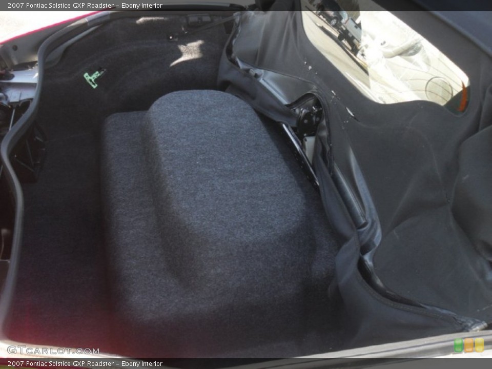 Ebony Interior Trunk for the 2007 Pontiac Solstice GXP Roadster #60553344