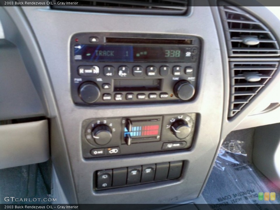 Gray Interior Controls for the 2003 Buick Rendezvous CXL #60553347