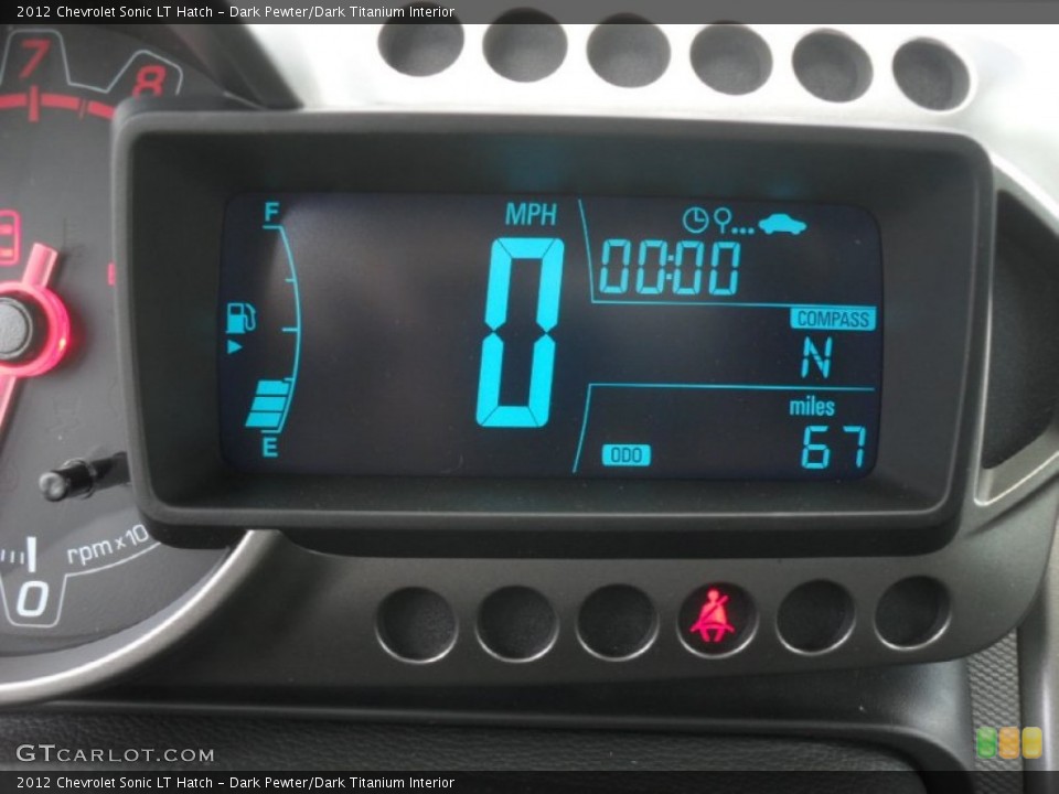 Dark Pewter/Dark Titanium Interior Gauges for the 2012 Chevrolet Sonic LT Hatch #60553647