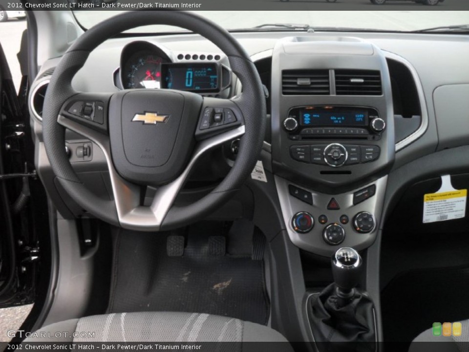 Dark Pewter/Dark Titanium Interior Dashboard for the 2012 Chevrolet Sonic LT Hatch #60553659