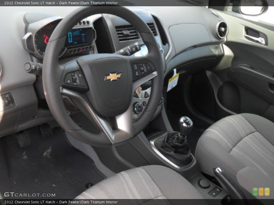 Dark Pewter/Dark Titanium Interior Prime Interior for the 2012 Chevrolet Sonic LT Hatch #60553713