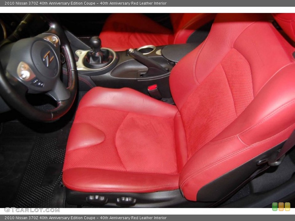 40th Anniversary Red Leather Interior Photo for the 2010 Nissan 370Z 40th Anniversary Edition Coupe #60554742