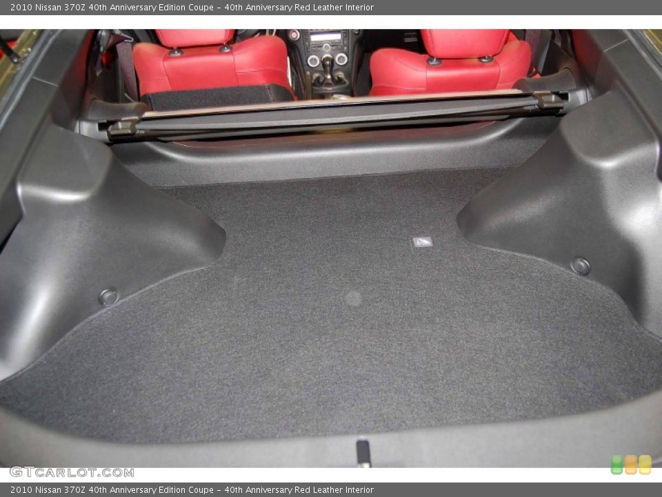 40th Anniversary Red Leather Interior Trunk for the 2010 Nissan 370Z 40th Anniversary Edition Coupe #60554760