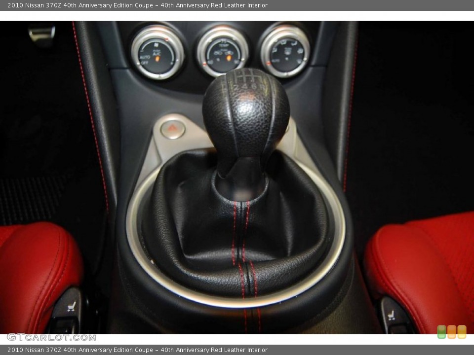 40th Anniversary Red Leather Interior Transmission for the 2010 Nissan 370Z 40th Anniversary Edition Coupe #60554784