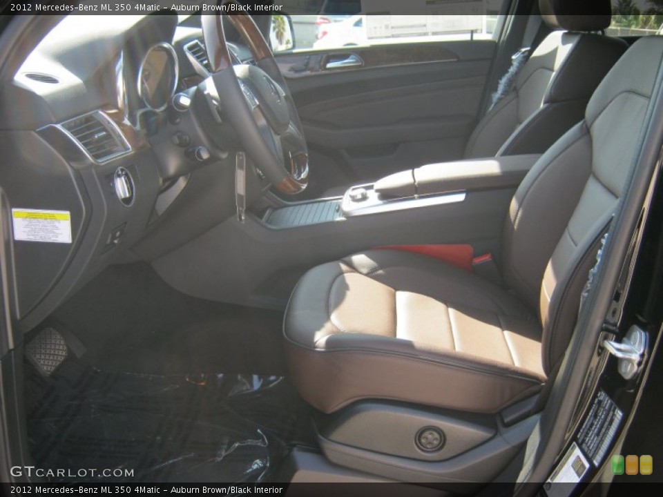 Auburn Brown/Black Interior Photo for the 2012 Mercedes-Benz ML 350 4Matic #60555237