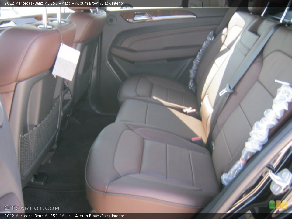 Auburn Brown/Black Interior Photo for the 2012 Mercedes-Benz ML 350 4Matic #60555243