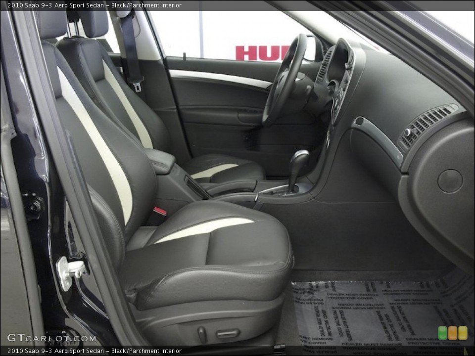 Black/Parchment Interior Photo for the 2010 Saab 9-3 Aero Sport Sedan #60556008