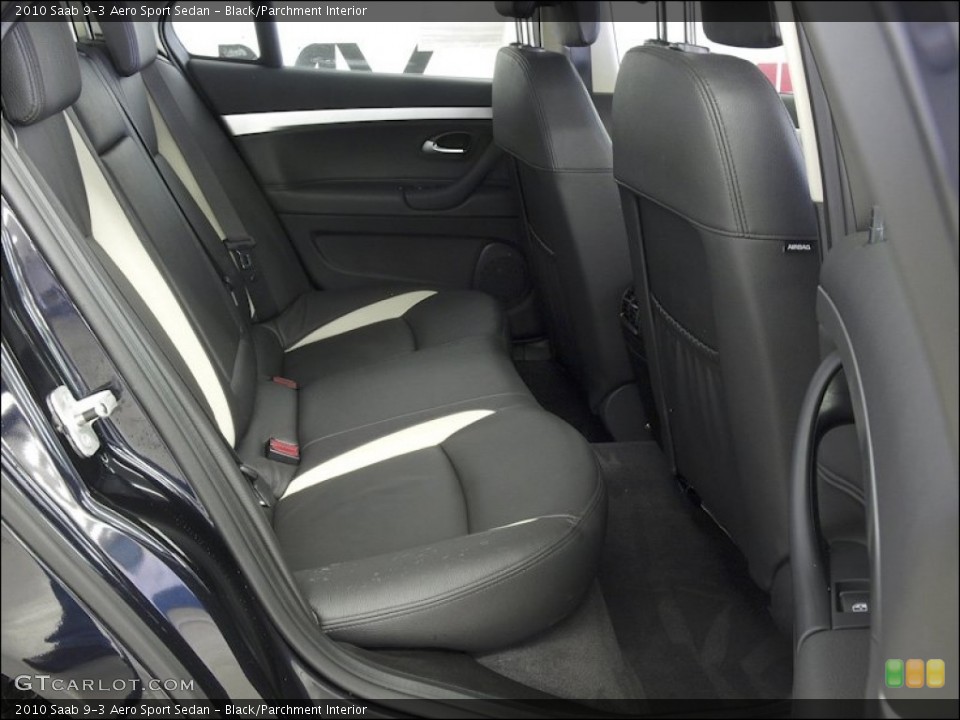 Black/Parchment Interior Photo for the 2010 Saab 9-3 Aero Sport Sedan #60556014