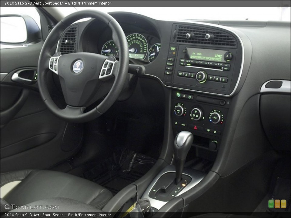 Black/Parchment Interior Dashboard for the 2010 Saab 9-3 Aero Sport Sedan #60556017