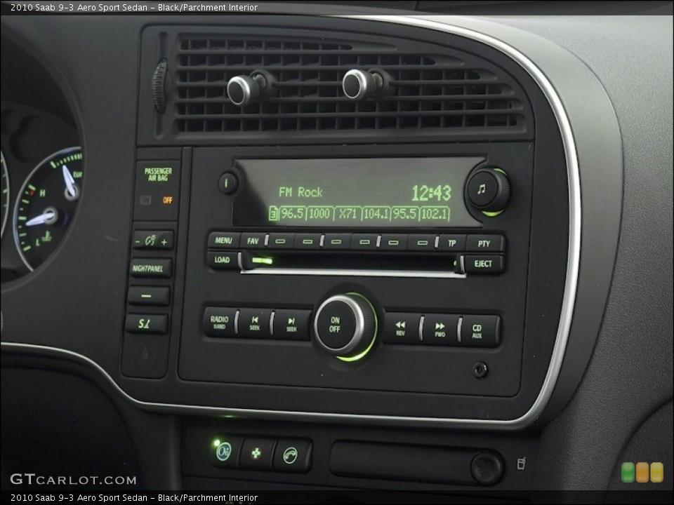 Black/Parchment Interior Controls for the 2010 Saab 9-3 Aero Sport Sedan #60556020