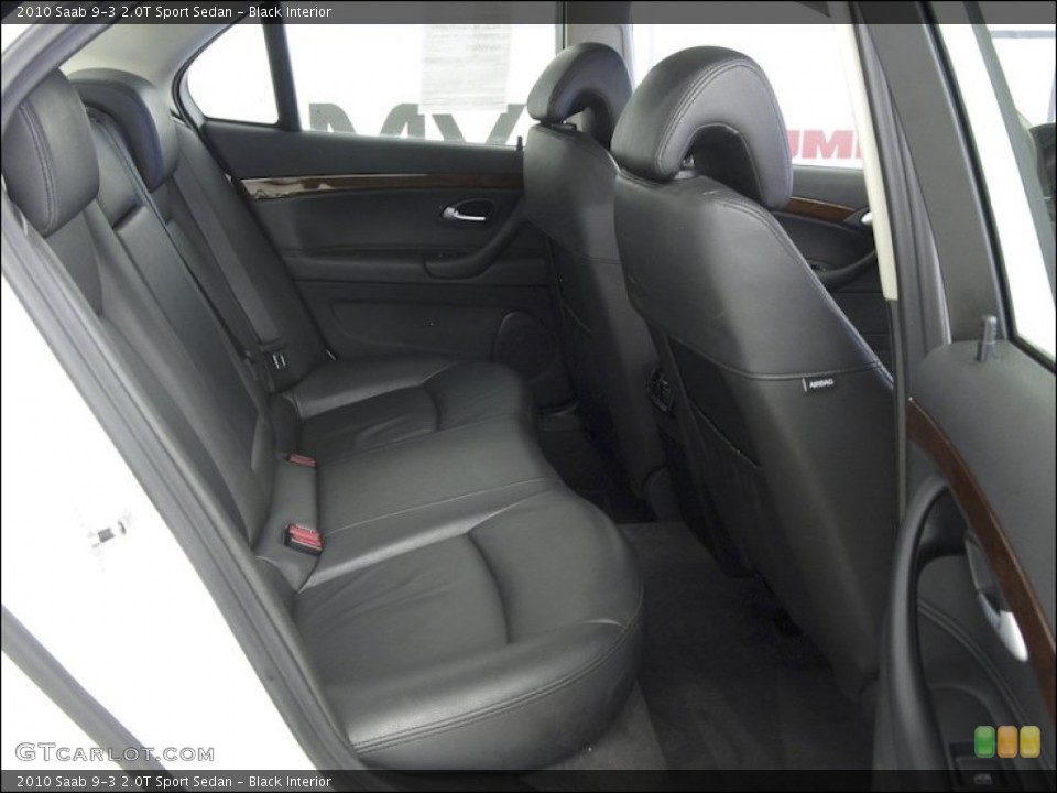 Black Interior Photo for the 2010 Saab 9-3 2.0T Sport Sedan #60556167