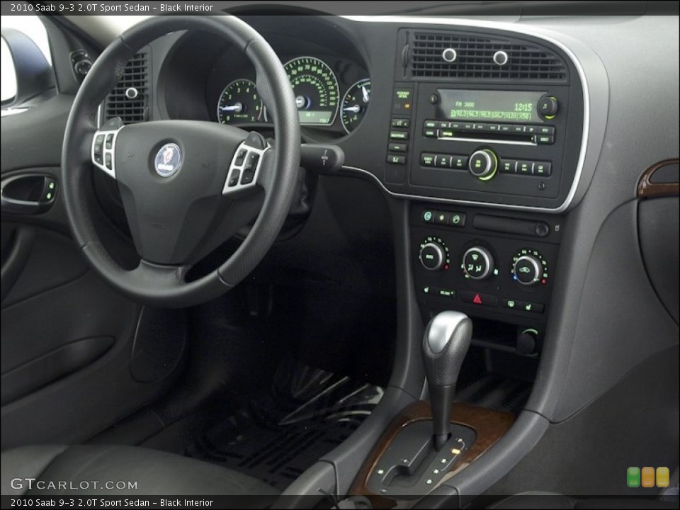 Black Interior Dashboard for the 2010 Saab 9-3 2.0T Sport Sedan #60556170