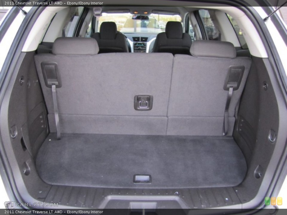 Ebony/Ebony Interior Trunk for the 2011 Chevrolet Traverse LT AWD #60557358