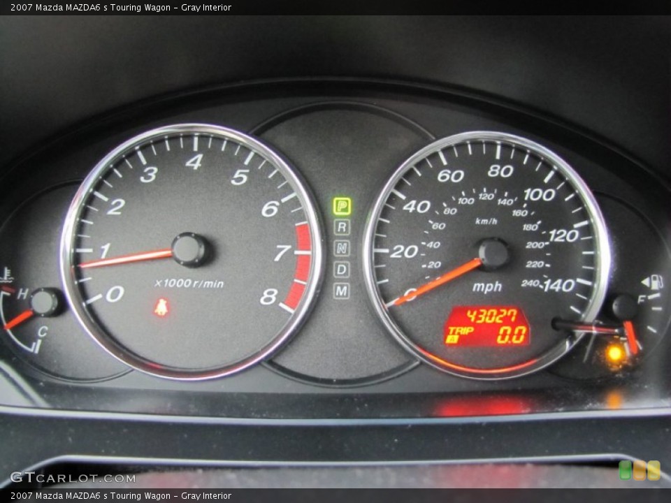Gray Interior Gauges for the 2007 Mazda MAZDA6 s Touring Wagon #60557397