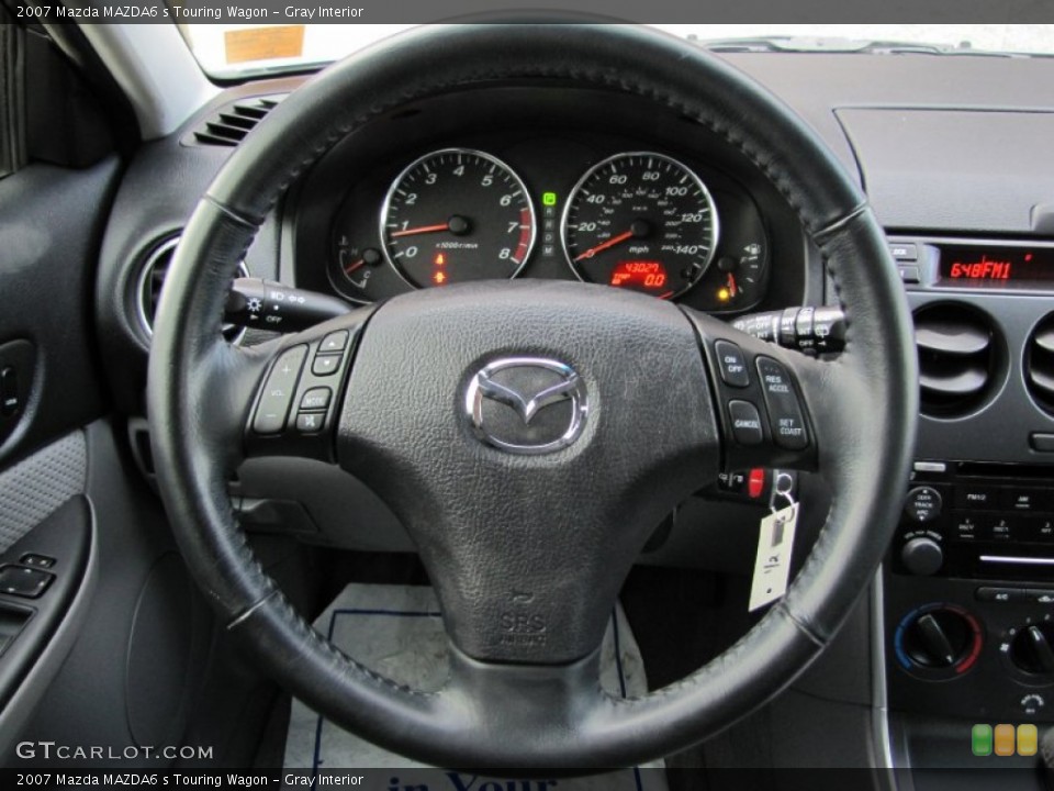 Gray Interior Steering Wheel for the 2007 Mazda MAZDA6 s Touring Wagon #60557400