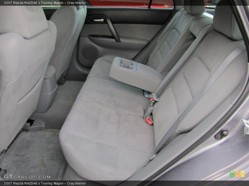 Gray Interior Rear Seat for the 2007 Mazda MAZDA6 s Touring Wagon #60557439