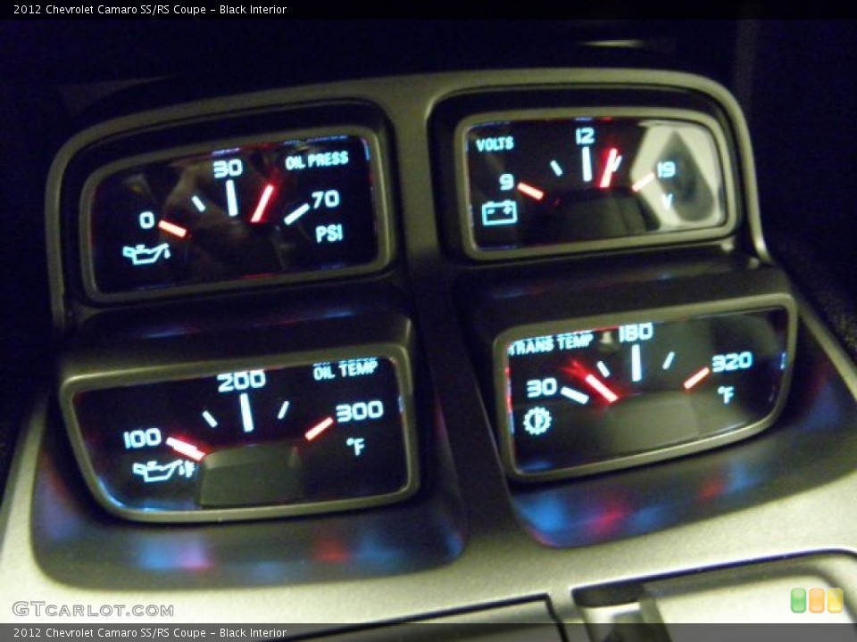 Black Interior Gauges for the 2012 Chevrolet Camaro SS/RS Coupe #60558918
