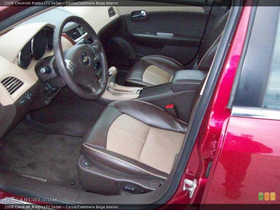 Cocoa/Cashmere Beige Interior Photo for the 2008 Chevrolet Malibu LTZ Sedan #60559503