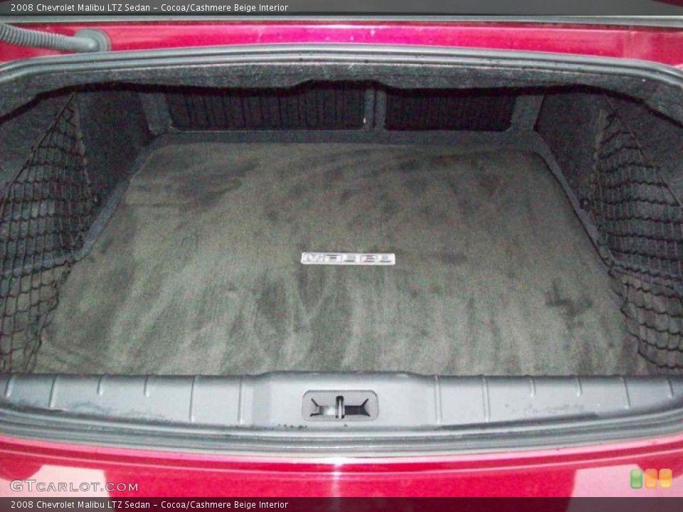Cocoa/Cashmere Beige Interior Trunk for the 2008 Chevrolet Malibu LTZ Sedan #60559509