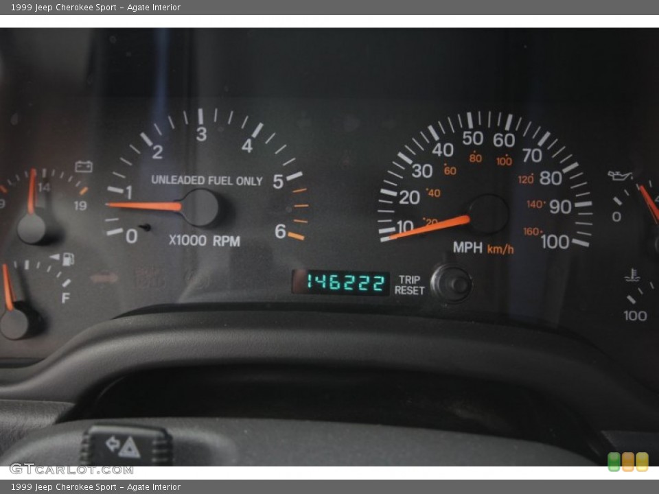 Agate Interior Gauges for the 1999 Jeep Cherokee Sport #60560006