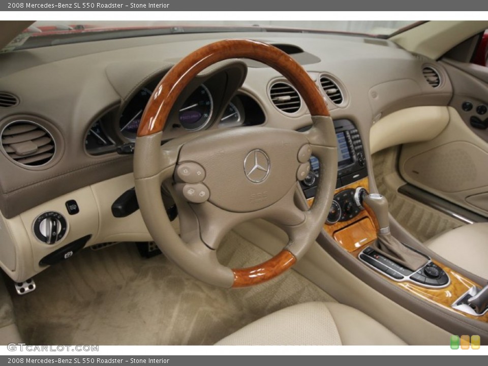 Stone Interior Dashboard for the 2008 Mercedes-Benz SL 550 Roadster #60560533