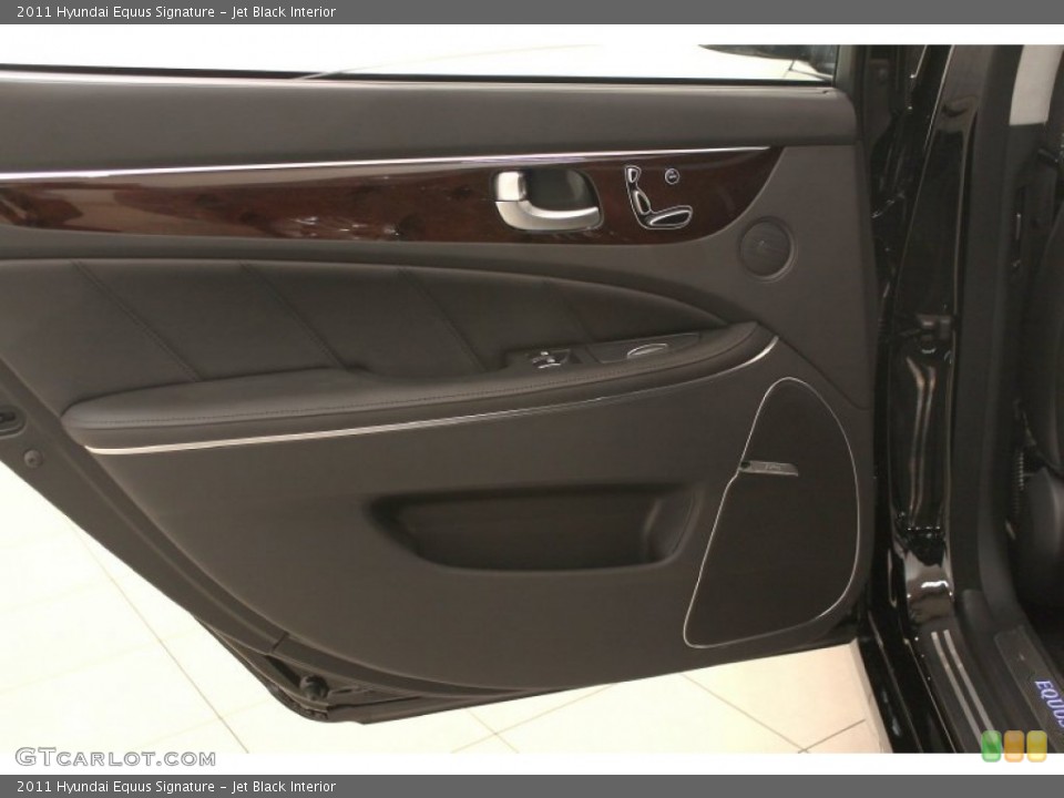 Jet Black Interior Door Panel for the 2011 Hyundai Equus Signature #60564605