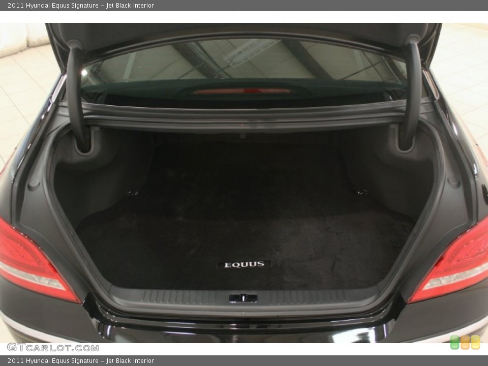 Jet Black Interior Trunk for the 2011 Hyundai Equus Signature #60564674