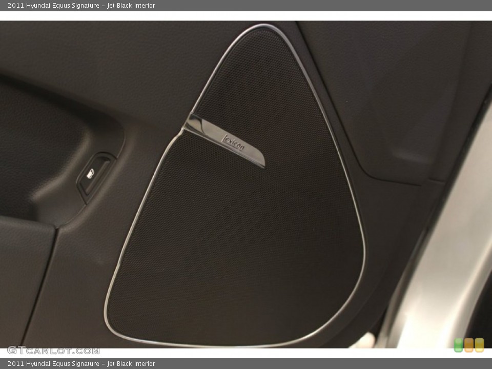 Jet Black Interior Audio System for the 2011 Hyundai Equus Signature #60564778