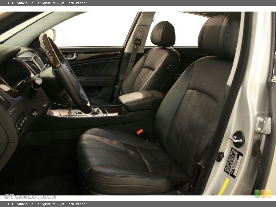 Jet Black Interior Photo for the 2011 Hyundai Equus Signature #60564821