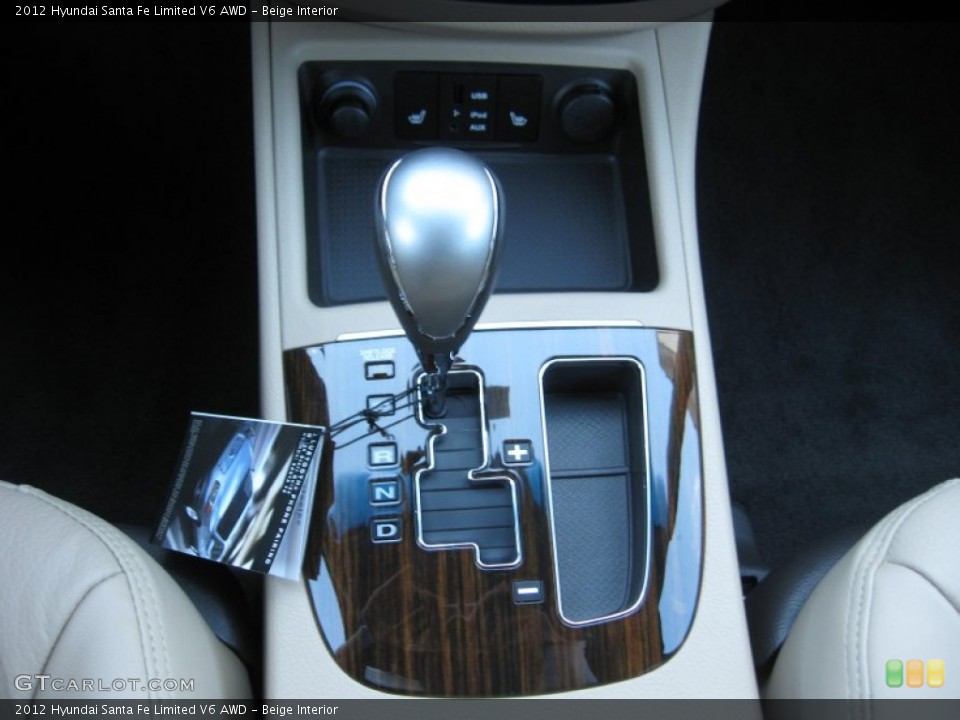 Beige Interior Transmission for the 2012 Hyundai Santa Fe Limited V6 AWD #60566558