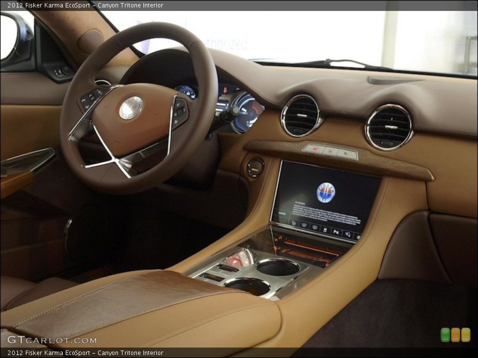 Canyon Tritone Interior Dashboard for the 2012 Fisker Karma EcoSport #60567068