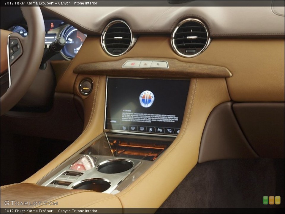 Canyon Tritone Interior Controls for the 2012 Fisker Karma EcoSport #60567077