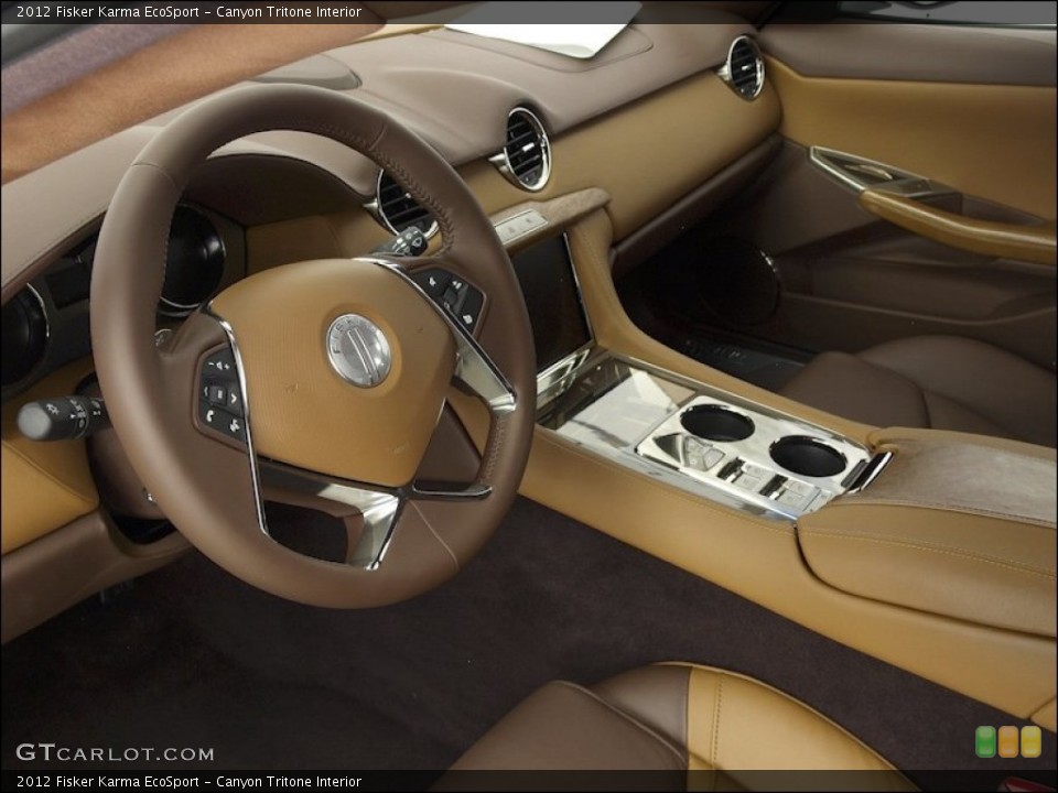 Canyon Tritone Interior Dashboard for the 2012 Fisker Karma EcoSport #60567116
