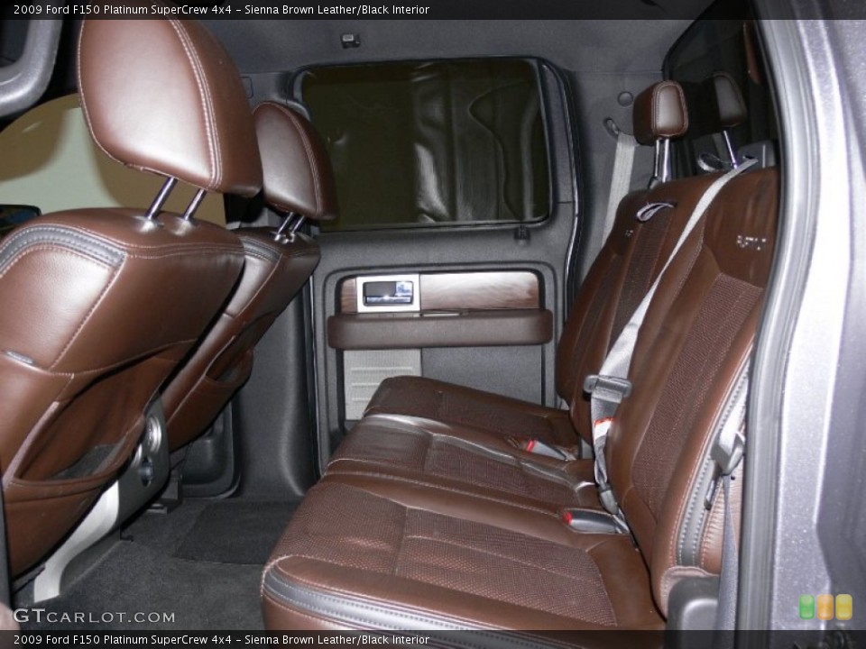 Sienna Brown Leather/Black Interior Photo for the 2009 Ford F150 Platinum SuperCrew 4x4 #60567467
