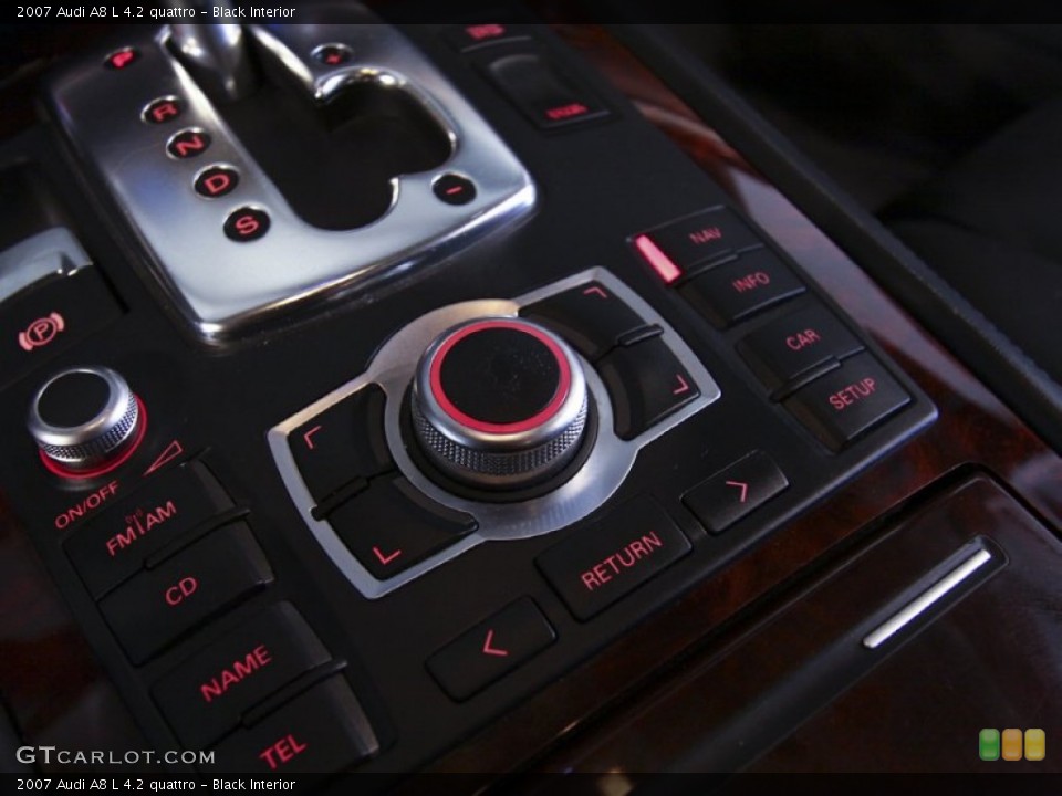 Black Interior Controls for the 2007 Audi A8 L 4.2 quattro #60569553