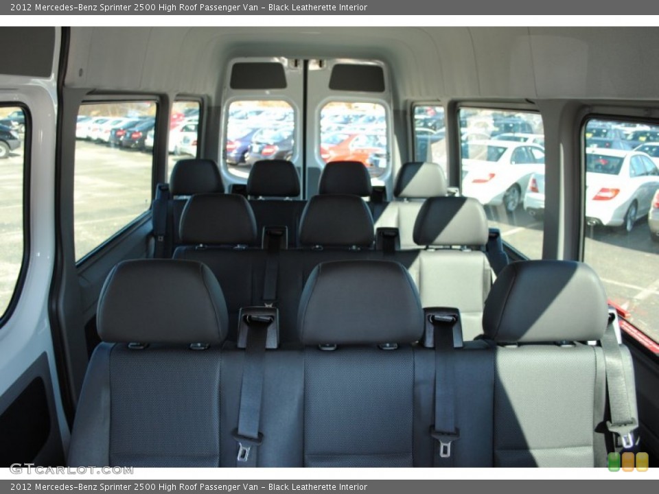 Black Leatherette Interior Photo for the 2012 Mercedes-Benz Sprinter 2500 High Roof Passenger Van #60573790